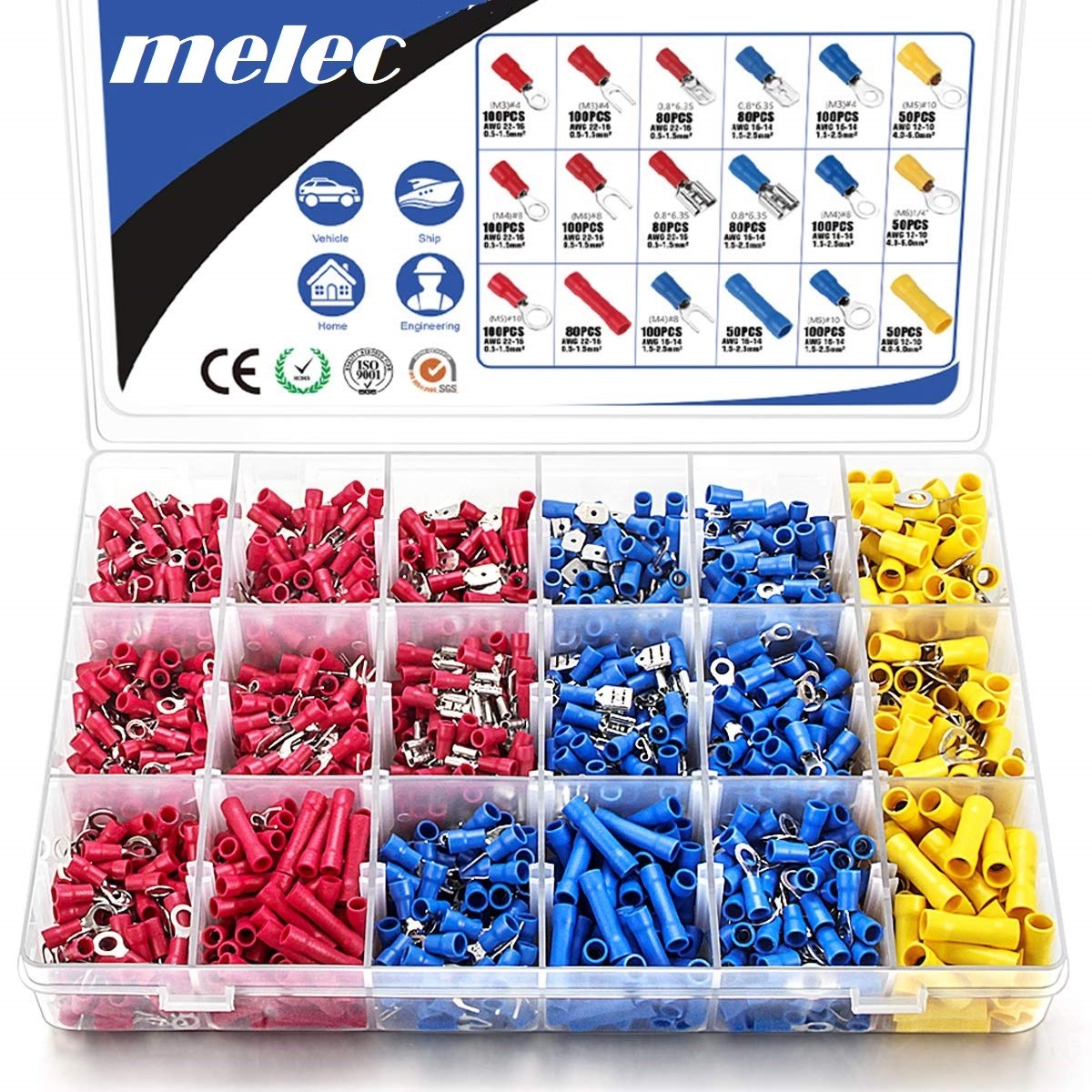 ترمنال ميليك حلقة نحاس أزرق