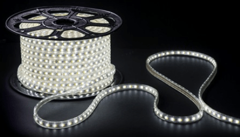 EcoLight LED strip, 120 white light bulbs