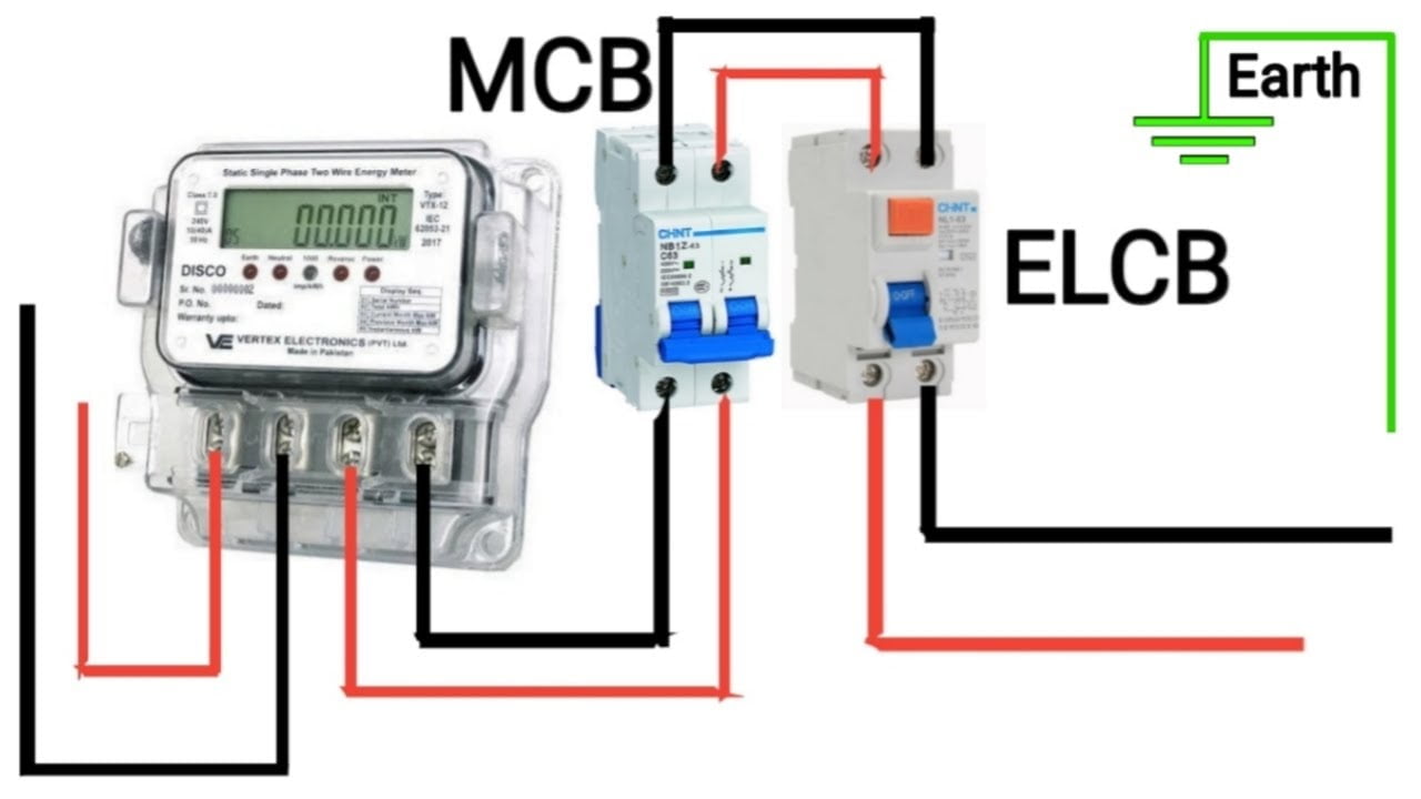 شرح القواطع الكهربائية MCB