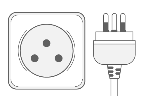 power plug outlet type o