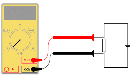 كيف تقيس الجهد و الامبير الكهربائي