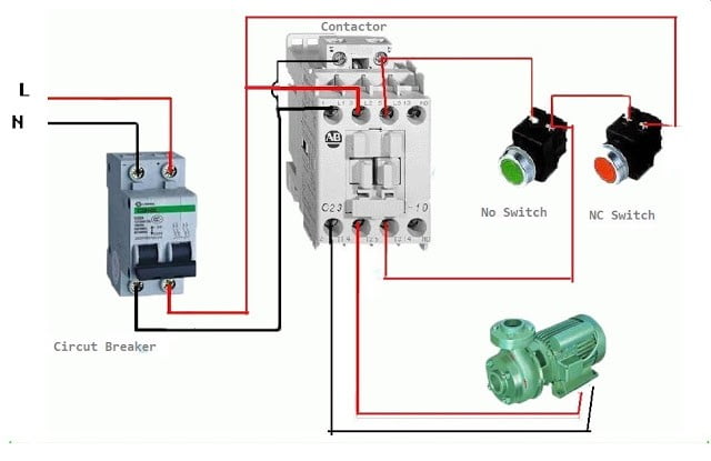 Electrical Contactor Connection and Wiring 1